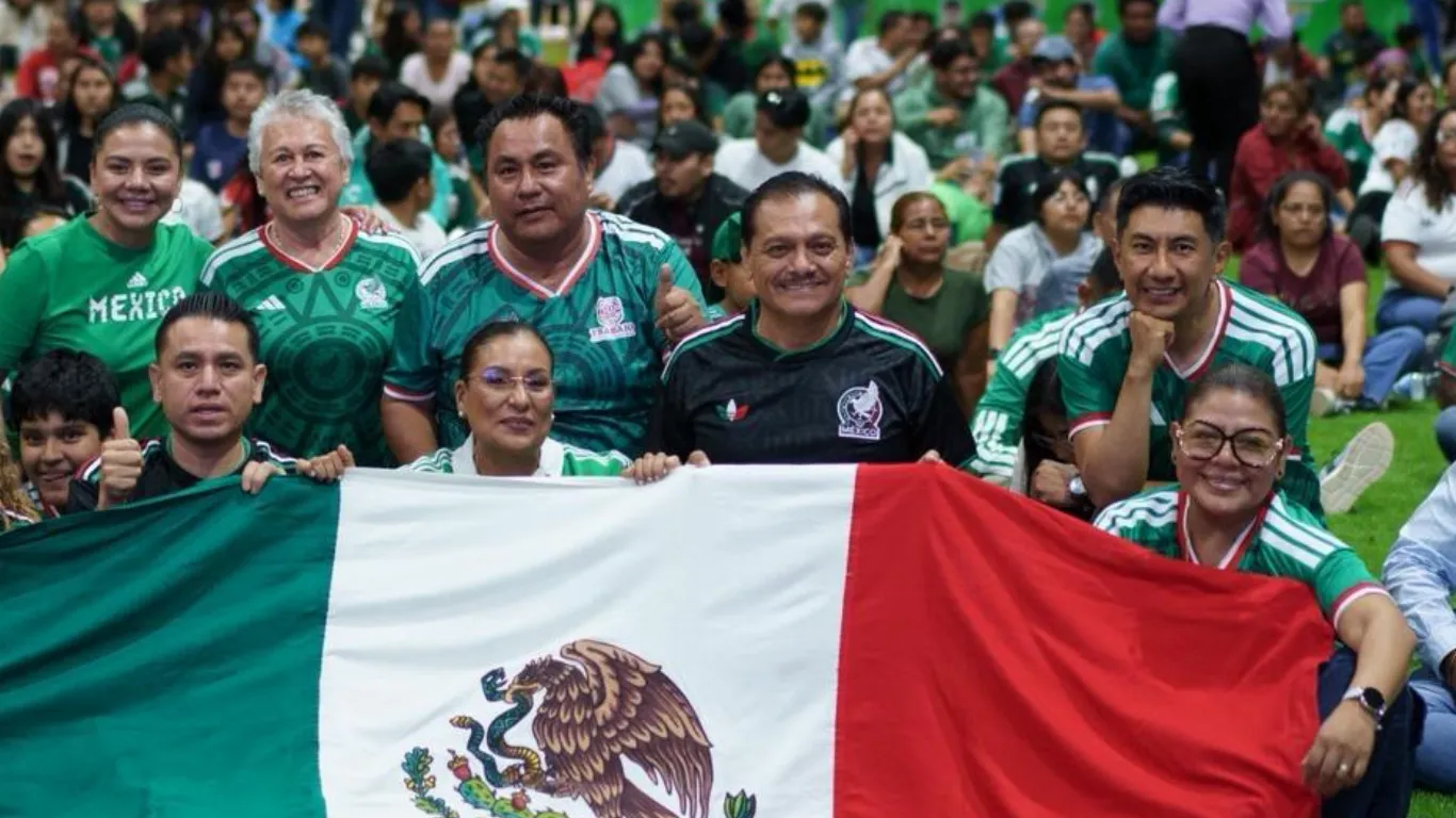 Celebra Oaxaca nuevo triunfo de México en el Mundial 2026 desde el Parque Primavera Oaxaqueña