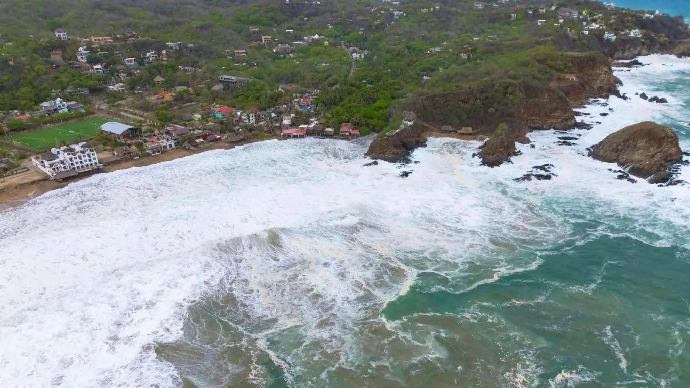 CONTINUARÁ MAR DE FONDO EN ZONA COSTERA