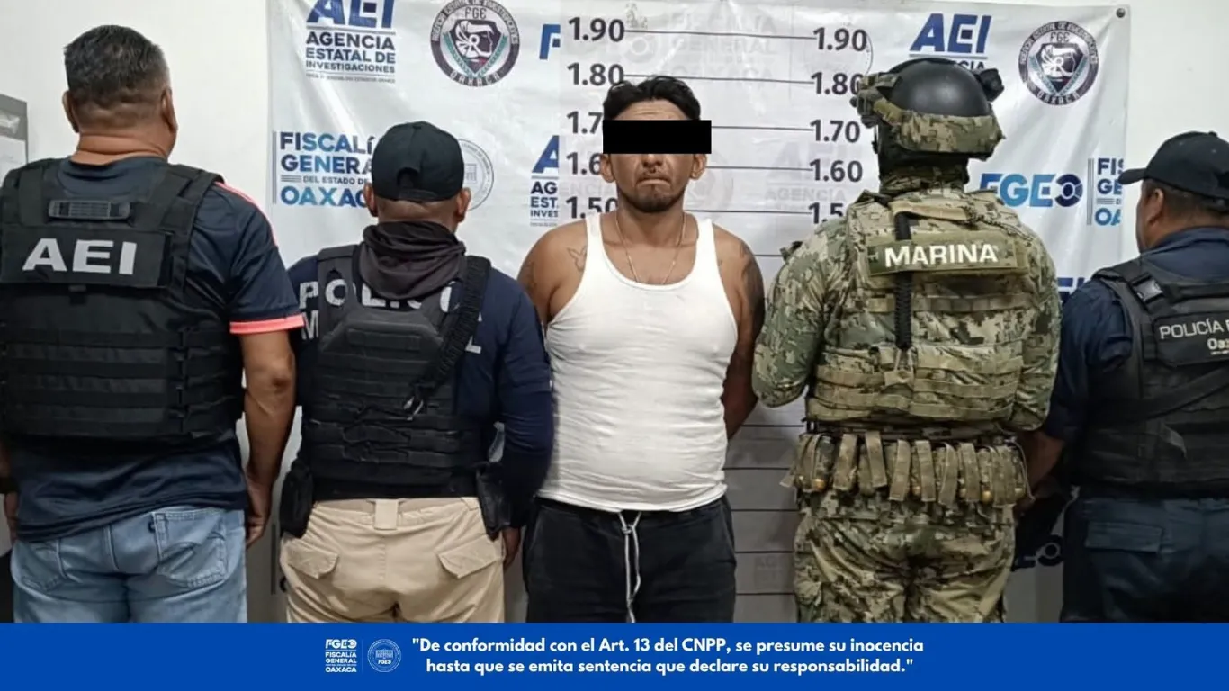 DETENIDO POR GOLPEAR A SU MADRE